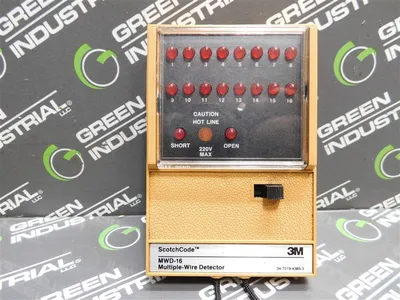 ScotchCode MWD-16 Multiple Wire Detector with CGB-16 Common Block Used