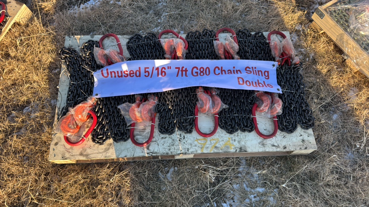 7 ft Double Legs Lifting Chain Sling Landhonor 2025 Unused LHR-G80