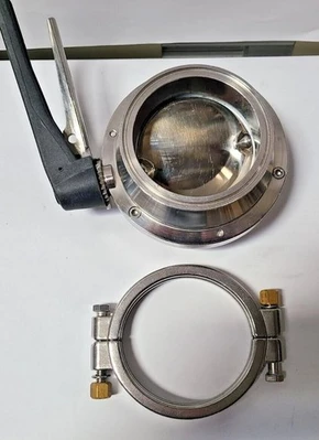 304L 4" AISI 423/11 MANUAL 2 POSITION BUTTERFLY VALVE Stainless Steel
