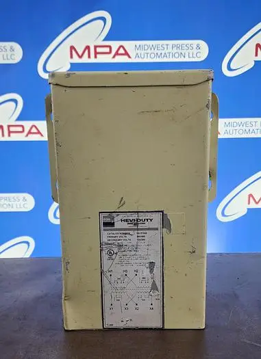 Used HEVI-DUTY HS1F2AS Transformers | Midwest Press and Automation #577596
