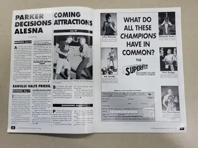USED BOXING NEWS VOLUME 3 JULY 1996 NO. 6
