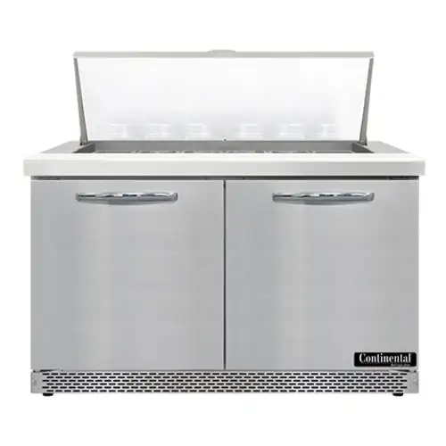 Continental SW48N18M-FB 48" Sandwich/salad Prep Table W/ Refrigerated Base, 115v