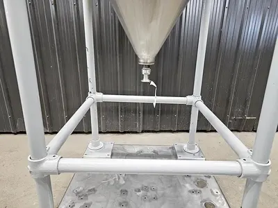 Used 125 Gallon Tank, 304 Stainless Steel