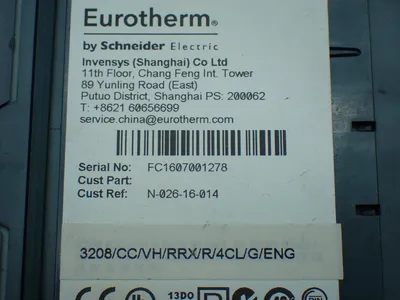Used EUROTHERM 3208/CC/VH/RRX/R/4CL/G/ENG Temperature Controls Ohio US | HGR 24 #802953