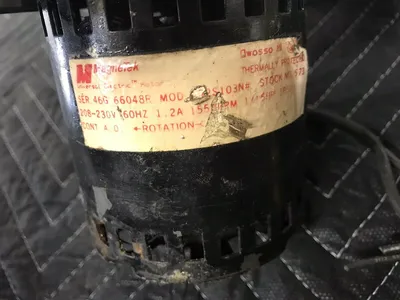 Magnetek 573 Shaded Pole 1/15 HP RPM 1550 VOLTS 208-230 AMPS 1.2 Electric Motor
