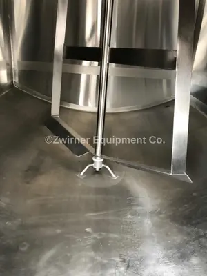 APV Crepaco 1,000 Gallon Stainless Steel Rectangular Dome Top, Slope Bottom, Refrigerated Storage Tank