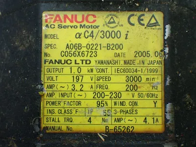 USED FANUC A06B0221B200