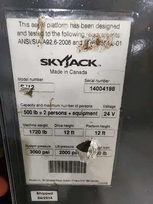 USED SKYJACK SJ12
