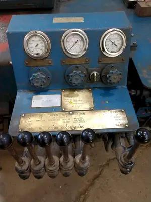 4" WALLACE COAST MODEL #4RDB HYDRAULIC PIPE BENDER: STOCK #12649