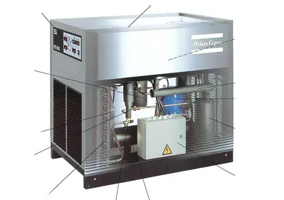USED ATLAS-COPCO GA 55 + FD 130