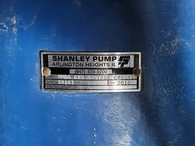 USED 2012 SHANLEY PUMP MMD6 6X5