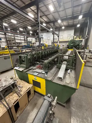 10 & 12 STAND X 2" BRADBURY SIDE BY SIDE U JOINT DRIVE ROLLFORMER: YOBRO #24947