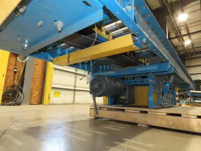 Hytrol ABEZ 30"x 11' EZLogic Accumulation Roller Conveyor 27"BF Center Drive 3PH