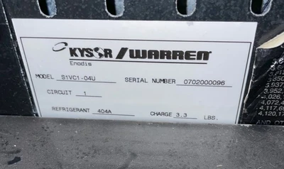 1-0540 Kysor Warren S1VC1-04U 4’ Self Contained Refrigerated Cooler