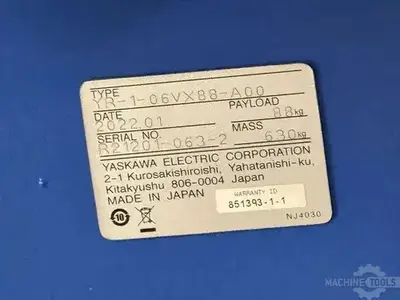 USED 2022 YASKAWA YR-1-06VX88-A00
