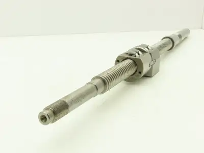 Cincinnati Milacron H5-19046 Ball Screw Shaft Linear Actuator 28-1/2" OAL x 28mm