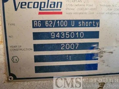 USED VECOPLAN RG 62/100 GRINDER
