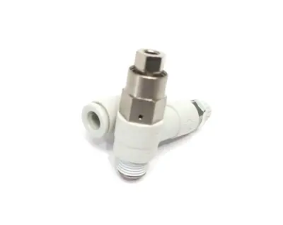 ASP330F-01-06S | SMC  Elbow Fitting, Flow Control & Pilot Check Valve 6mm OD Tube - New Other