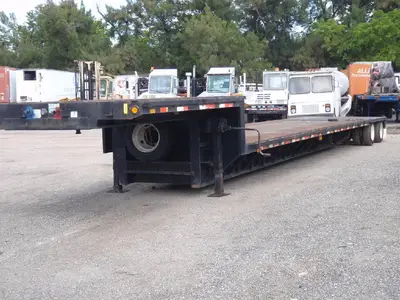 Used A PLUS DROP DECK TRAILER ROLL-OFF FLOORS Flatbed Trailers Florida US | USA Transequipment #1542527