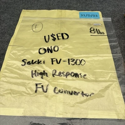 Used ONO SOKKI FV-1300 Miscellaneous MRO California US | Davliegogo LLC #1707934