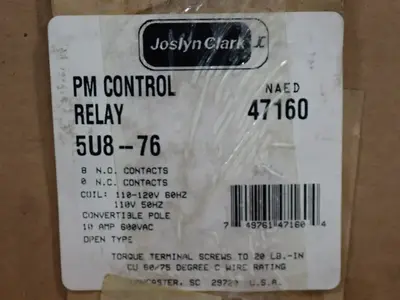 USED JOSLYN CLARK CONTROLS 5U876