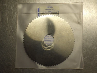 Controx 5" x 1/16" Carbide Slot Saw 1" Arbor 70 Teeth 252554 (LOC693B)