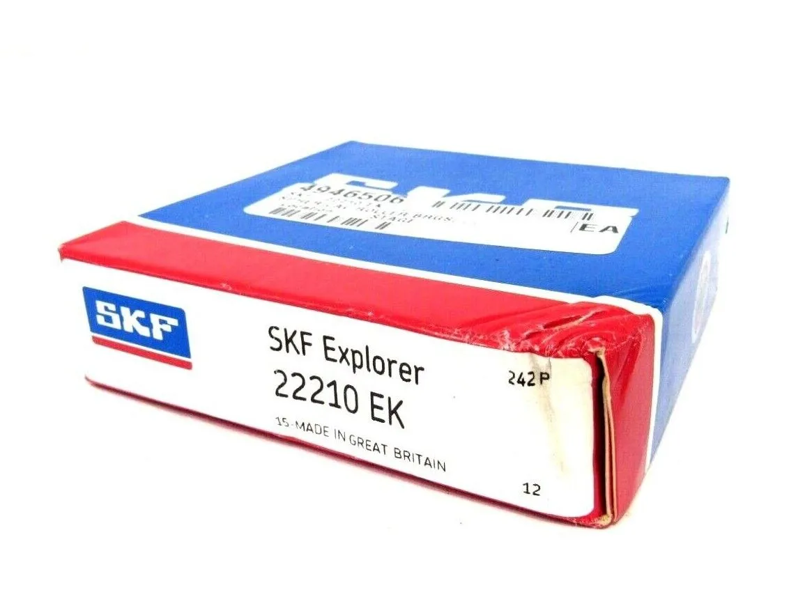 NEW SKF 22210-EK ROLLER BEARING 22210EK