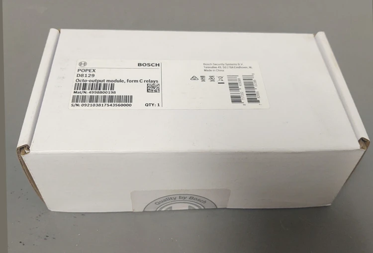 New | in-Stock Bosch POPEX D8129 Relays & Switches | Edwards Industrial Repair #979207