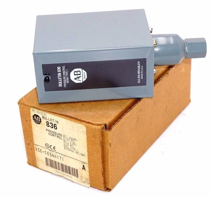 NEW ALLEN BRADLEY 836-C63AX171 GENUINE PRESSURE CONTROL 836C63AX171