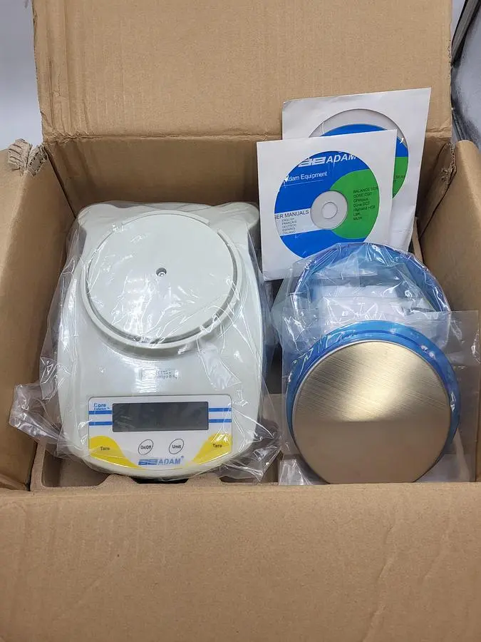 New | in-Stock ADAM ADAM EQUIPMENT CORE CQT 1501 PORTABLE BALANCE, 1500 G X 0.1 G *NEW IN BOX* NO CORD Cable & Wire | ND Industrial Surplus #1216955