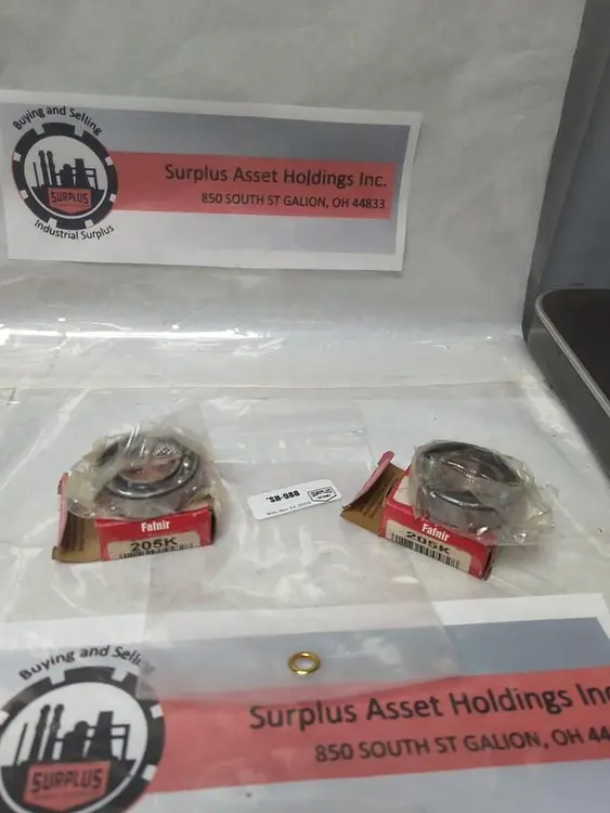 New | in-Stock FAFNIR 205K Bearings | Surplus Asset Holdings #1191972