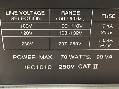 USED GW INSTEK GOS-6112