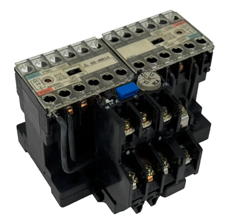 NEW MITSUBISHI SD-MR12 CONTACTOR W/ TH-K12AB RELAY SDMR12