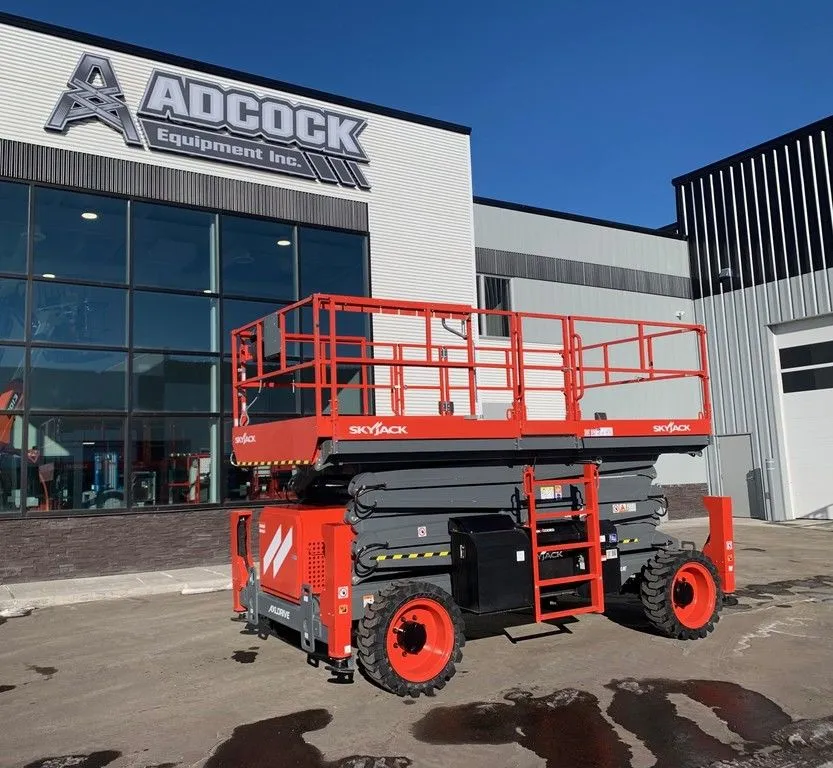 New | in-Stock 2026 SKYJACK SJ9243 RT ROUGH TERRAIN SCISSOR LIFT Scissor Lifters Alberta CA | Adcock Equipment #1417673