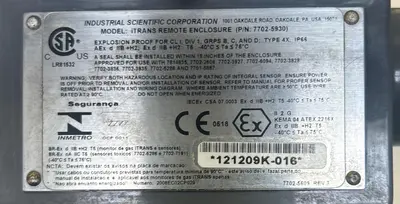 Used INDUSTRIAL SCIENTIFIC 7702-5930 Electrical Boxes Ohio US | Surplus Asset Holdings #1243079