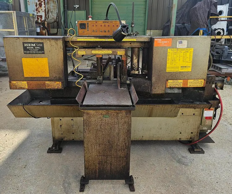 Used 1994 HEM H101A-1 Horizontal Band Saws Wisconsin US | Lemke Machinery Sales #506531