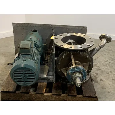 Used 10" Stainless Steel Flo-Tronics Rotary Airlock Feeder Valve