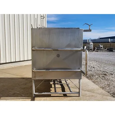 Used Dual Chamber Stainless Steel Liquid Holding Tank - 670 Gallon Cap.