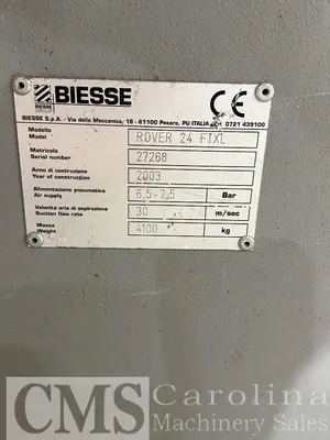 USED 2003 BIESSE ROVER 24 FTXL CNC ROUTER