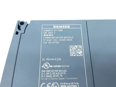 USED SIEMENS SIMATIC S7-1500 COMMUNICATION MODULE CM1542-1
