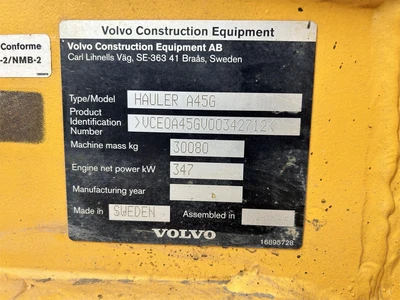 Used 2019 VOLVO A45G Articulated Dump Trucks New York US | Abele Tractor #1343150