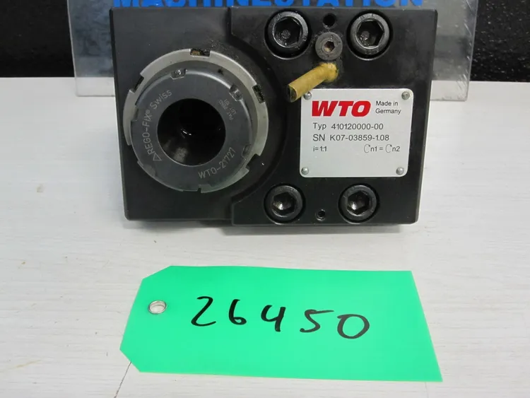 Used WTO 410120000-00 Live Tools | MachineStation #947769