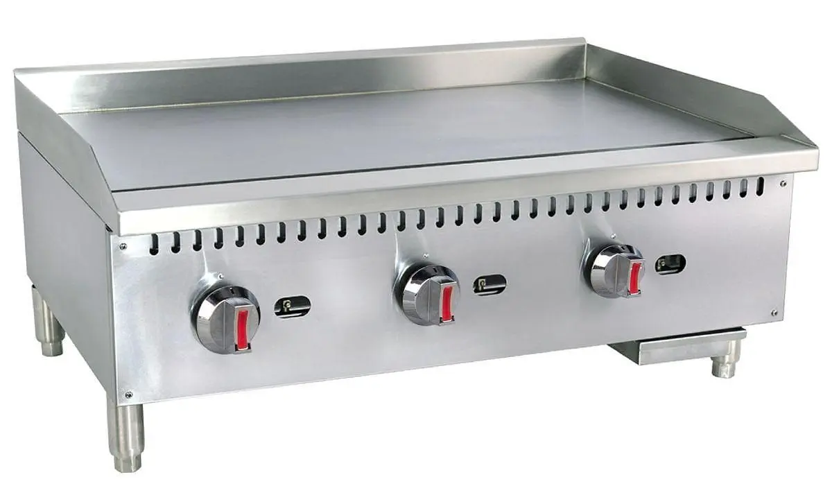 ELITE EFG36 Manual Countertop Gas Griddle, 36" | 90,000 BTU