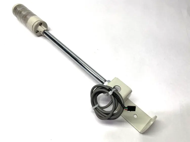 Used PATLITE WHITE LED STACK LIGHT TOWER 50MM DIAMETER W/ 9" POLE Lighting | Maverick Industrial Sales #1106047