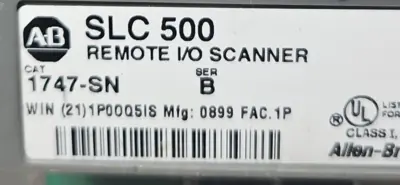 Allen-Bradley 1747-SN/B Remote I/O Scanner (BIN644)