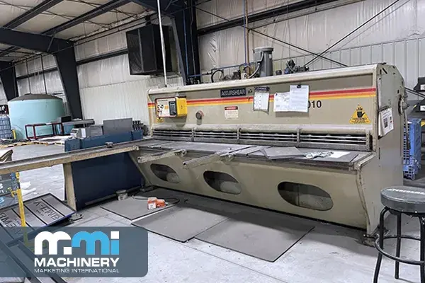 Used 1995 ACCUSHEAR 625010 Power Squaring Shears (Inch) Illinois US | Machinery Marketing International #380316