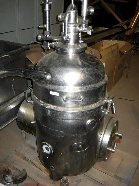 Westfalia MP 9004 cold milk separator, 316SS.