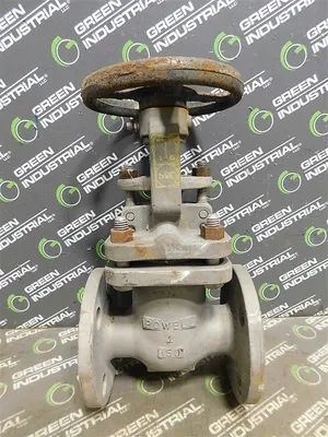 1" Powell 2491 Gate Valve 275 WOG 500°F Max. B16.34 Used