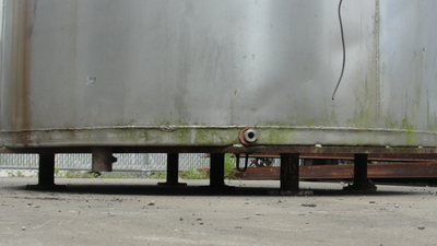 SPC7403  Tank 1,235 gallon vertical tank, Stainless Steel, flat