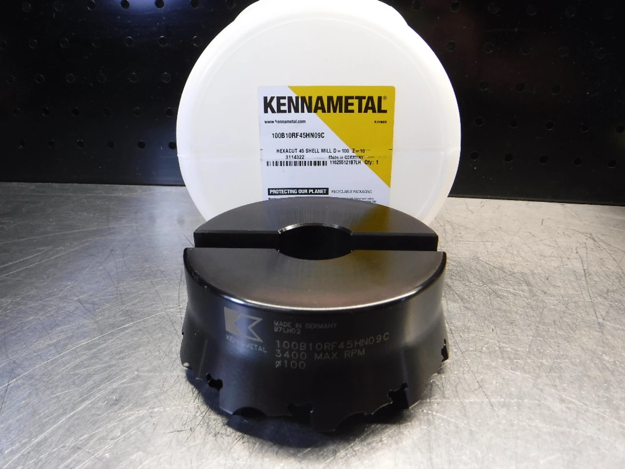 Kennametal HexaCut 100mm Indexable Facemill 32mm Arbor 100B10RF45HN09C (LOC112)